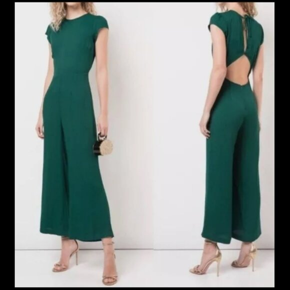 Green Reformation Mayer Jumpsuit Sz 0 - Picture 3 of 12